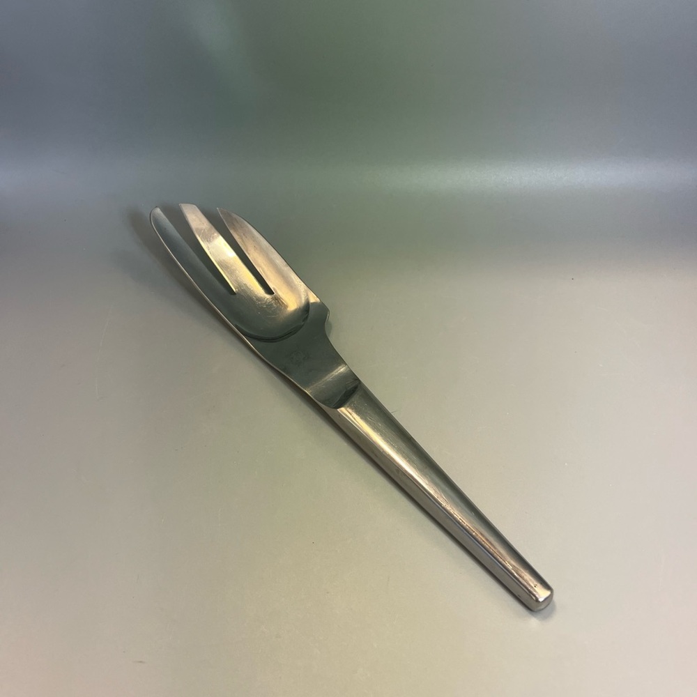 Unique Stainless Steel Serving Fork By Vernco Japan 10.5” Long MCM